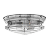 Plafon okrągły metalowy QN-HADRIAN-FS-CM-CLEAR szkło chrom
