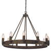 Lampa wisząca Chevalier 61026 Endon metal świecznikowa vintage brązowa