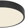LAMPA sufitowa LUCENA 12368-30 Globo okrągła OPRAWA metalowa LED 28W 4000K plafon czarny