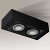 Plafon LAMPA sufitowa KOGA 7122 Shilo natynkowa OPRAWA metalowa czarna