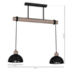Wisząca lampa ERIK MLP7639 Milagro drewniana belka rustykalna czarna