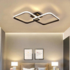 Lampa sufitowa kwadratowa 303 Domeno LED 52W 3000-6000K czarna