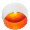 LAMPA wisząca MODERN 306760 Polux metalowa OPRAWA skandynawska zwis biały złoty