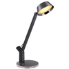 Biurkowa LAMPA stojąca URSINO 58422B Globo metalowa LAMPKA stołowa LED 8W 3000K - 6300K z portem USB czarna