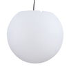 Ogrodowa lampa wisząca Cumulus 9607 kula na taras outdoor biała 