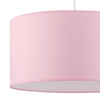 Wisząca lampa dziecięca Rondo 3231 TK Lighting okrągła tkanina różowa