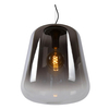 Wisząca lampa loft Gloria do przedpokoju przydymiona