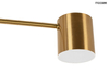 Nowoczesna lampa wisząca Piazetta MSE010100124 złota