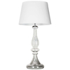 Stojąca LAMPKA nocna LOUVRE TRANSPARENT BLACK L203361229 4Concepts sypialniana LAMPA abażurowa czarna przydymiona