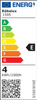 Żarówka dekoracyjna 1595 Rabalux LED G45 E27 bańka 4W 450lm 230V 2700K biała ciepła