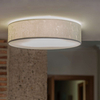 Plafon LAMPA sufitowa QUINCE L 1_C 5902429652790 Sotto Luce abażurowa OPRAWA plafoniera okrągła biała