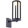 Zewnętrzna LAMPA elewacyjna K-8137 Kaja ogrodowa OPRAWA ścienna LED 9W 4000K kinkiet outdoor IP54 czarny biały