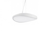 Wisząca lampa nowoczesna Circulo jadalniany żyrandol biały
