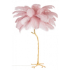 Podłogowa lampa Tiffany JL0019.PINK drzewo różowe złote