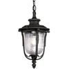 Wisząca LAMPA ogrodowa KL/LUVERNE8/M Elstead KICHLER industrialna OPRAWA metalowy zwis na łańcuchu IP44 brąz przezroczysty