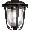 Wisząca LAMPA ogrodowa KL/LUVERNE8/M Elstead KICHLER industrialna OPRAWA metalowy zwis na łańcuchu IP44 brąz przezroczysty