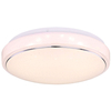 LAMPA sufitowa KALLE 48408-18 Globo okrągła OPRAWA metalowa LED 18W 3000K plafon biały chrom