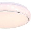 LAMPA sufitowa KALLE 48408-18 Globo okrągła OPRAWA metalowa LED 18W 3000K plafon biały chrom