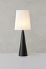 Lampa stołowa Conus 108597 Markslojd nowoczesna abażur biały czarny