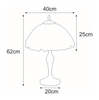 Lampa stojąca Papi K-G162166 witrażowa brązowa zielona