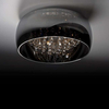 Plafon LAMPA sufitowa CRYSTAL C0076-06X-F4FZ Zumaline szklana OPRAWA z kryształkami krople deszcz chrom