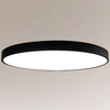 LAMPA sufitowa NUNGO 6002 Shilo loftowa OPRAWA metalowa LED 23W 3000K okrągły plafon czarny