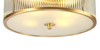 Plafon LAMPA sufitowa CGBRASION45 Copel szklana OPRAWA okrągła crystal glamour mosiądz
