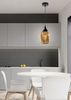LAMPA wisząca MARINA 31-51622 Candellux szklana OPRAWA zwis miedziany