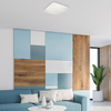 Biała plafoniera Eldrick 3086 kwadratowa lampa LED 24W 4000K biurowa