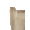 Fotel welurowy Egg HE-066.KHAKI.09 King Home z funkcją bujania khaki