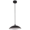 Zewnętrzna LAMPA wisząca PIOMBINO 6694/BK-9 Italux metalowa OPRAWA zwis LED 12W 3000K na taras outdoor IP44 czarny