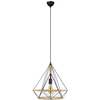 Druciana LAMPA wisząca ELM8802/1 ZWIS - 06 MDECO metalowa OPRAWA industrialny ZWIS loftowy czarny