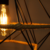 Druciana LAMPA wisząca ELM8802/1 ZWIS - 06 MDECO metalowa OPRAWA industrialny ZWIS loftowy czarny