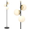 Lampa podłogowa Nostalgia MOD048FL-03G kule balls czarne białe