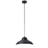 Wisząca lampa retro Dragan 5308 okrągła do jadalni vintage czarna