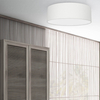 Bawełniana lampa sufitowa Albion MLP7511 do kuchni plafon biały