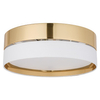 Okrągła lampa sufitowa glamour Hilton 4772 TK Lighting biała złota