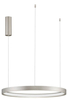 Pierścieniowa lampa wisząca LE42791 Luces Exclusivas LED 42W 3000K srebrna