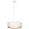 LAMPA wisząca VERO 10450301 Kaspa okrągła OPRAWA metalowy zwis biały
