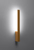 Złota lampa ścienna Lahti do jadalni LED 8W metalowa