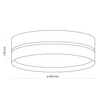 Lampa sufitowa okrągła ratan Boho 6547 TK Lighting rustykalna czarna