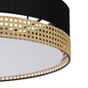 Lampa sufitowa okrągła ratan Boho 6547 TK Lighting rustykalna czarna