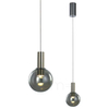 LAMPA wisząca ARIA MD17012002-1A Italux szklana OPRAWA zwis LED 6W 3000K kula ball przydymiona