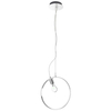 Wisząca LAMPA geometryczna A0024-320 Candellux okrągła OPRAWA metalowa LED 14W 4000K okrąg pierścień ring koło chrom
