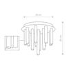 LAMPA sufitowa STALACTITE 8356 Nowodvorski metalowa OPRAWA plafon sople tuby białe