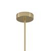 Wisząca lampa molekuły Milky drop SMP0097-10 Step na listwie kule złota