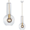 Wisząca LAMPA industrialna K-4525 Kaja metalowa OPRAWA druciany zwis biały