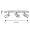 Plafon LAMPA sufitowa MERKUR 6007 Rabalux reflektorowa OPRAWA listwa regulowana drewno
