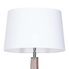 Abażurowa LAMPA stołowa LOZANNA TRANSPARENT COPPER L214382230 4Concepts nocna LAMPKA stojąca do sypialni biała