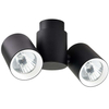 LAMPA sufitowa BOSTON LP-741/2W BK/WH Light Prestige metalowa OPRAWA regulowane tuby czarne białe